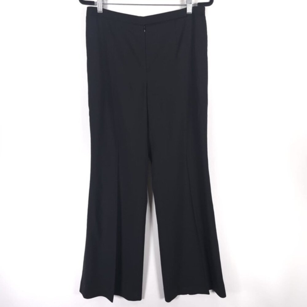 MARLOWE MADE IN ITALY  WOOL Dress Pants Trousers Lined Straight Flare Size 42‎
